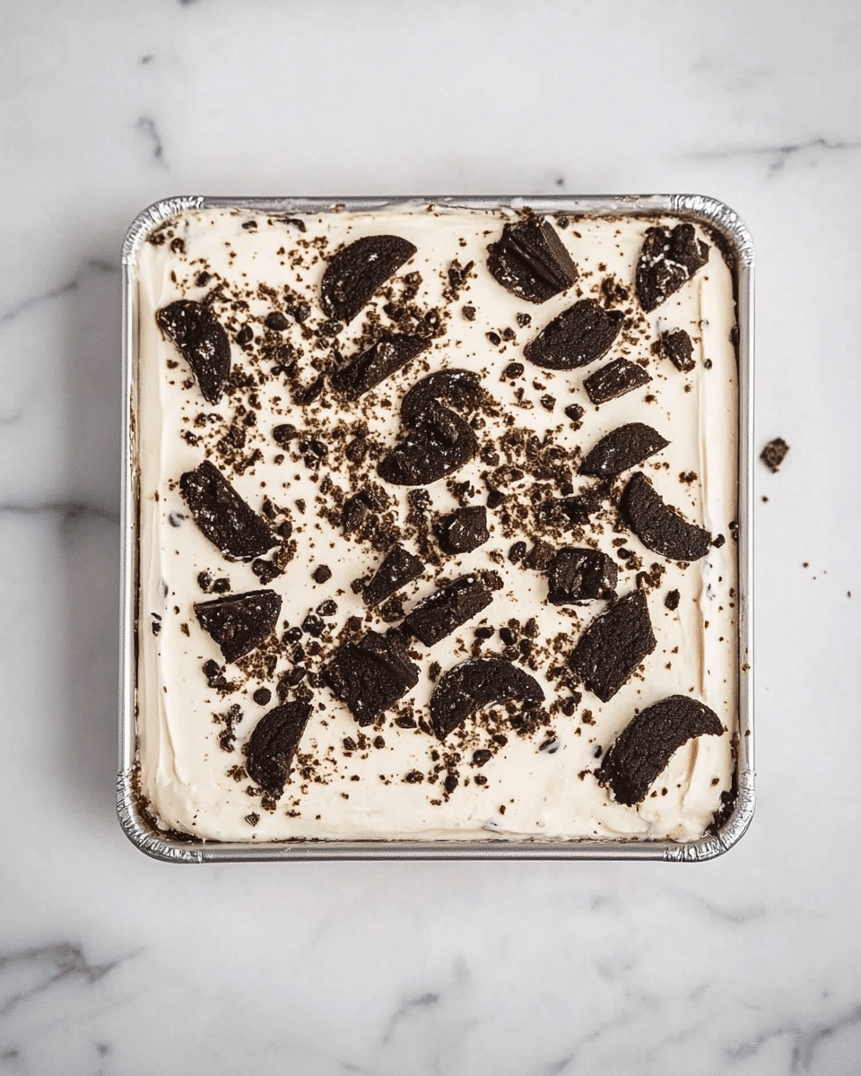 Cookies and Cream Cheesecake Bars
