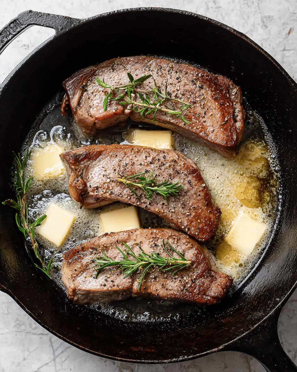 Coulotte Steak with Mushroom Sauce