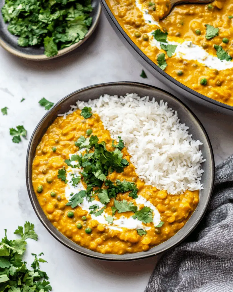 Creamy Coconut & Red Lentil Curry