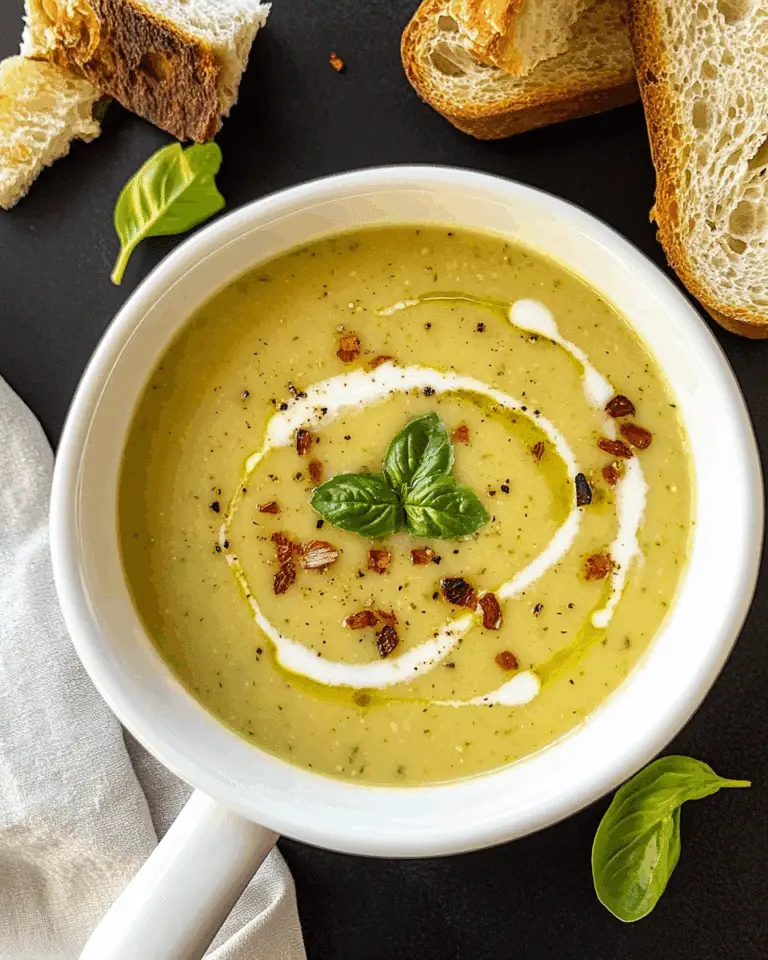 Creamy Zucchini Soup