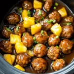 Crock Pot Huli Huli Meatballs