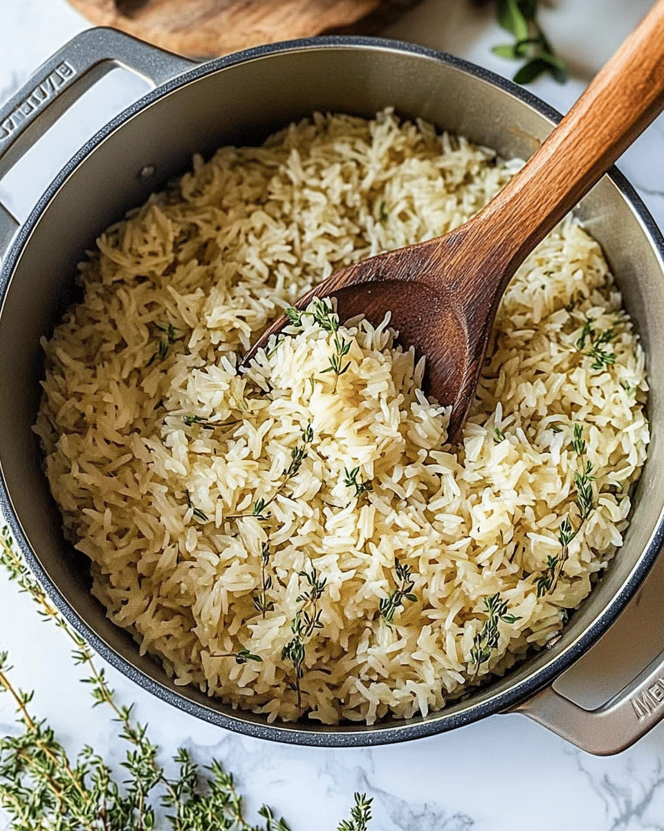Garlic Herb Rice Pilaf