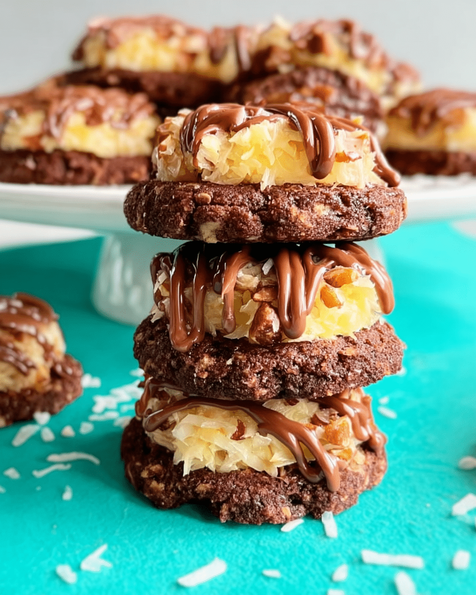 German Chocolate Cookies