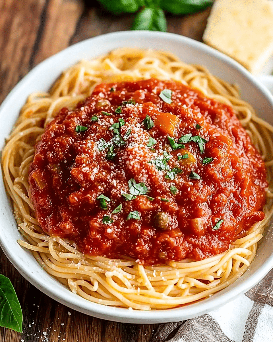 Homemade Italian Tomato Sauce