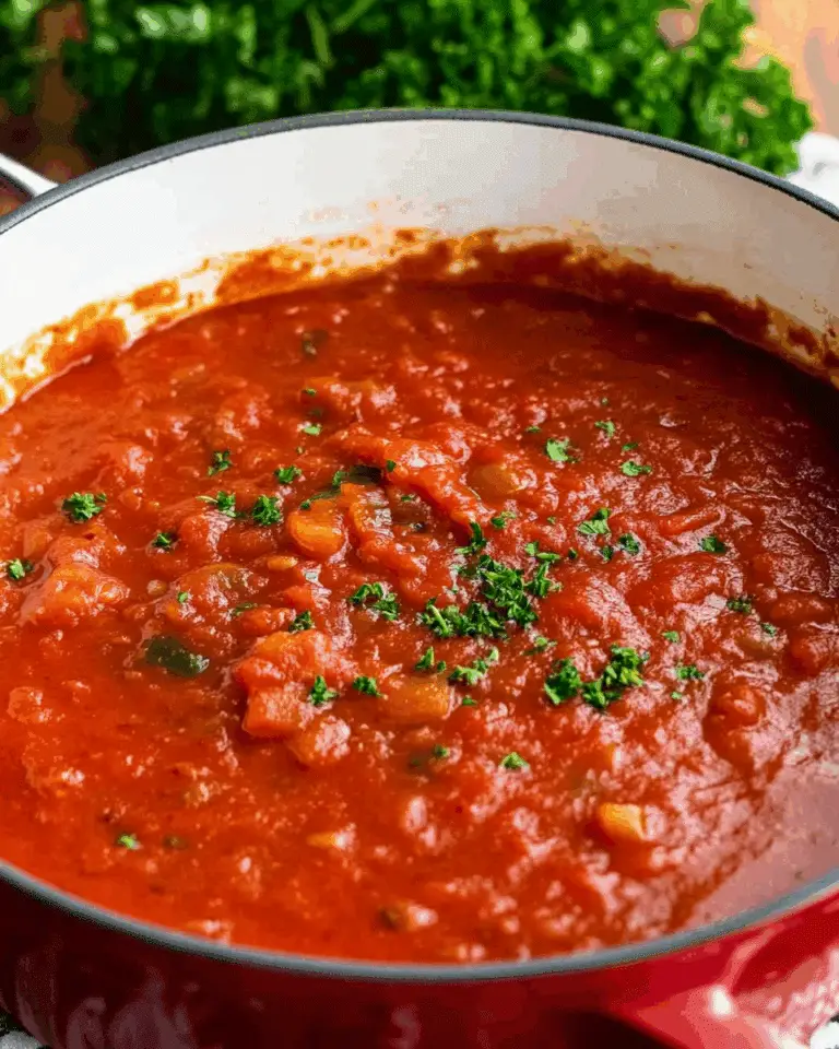 Homemade Italian Tomato Sauce