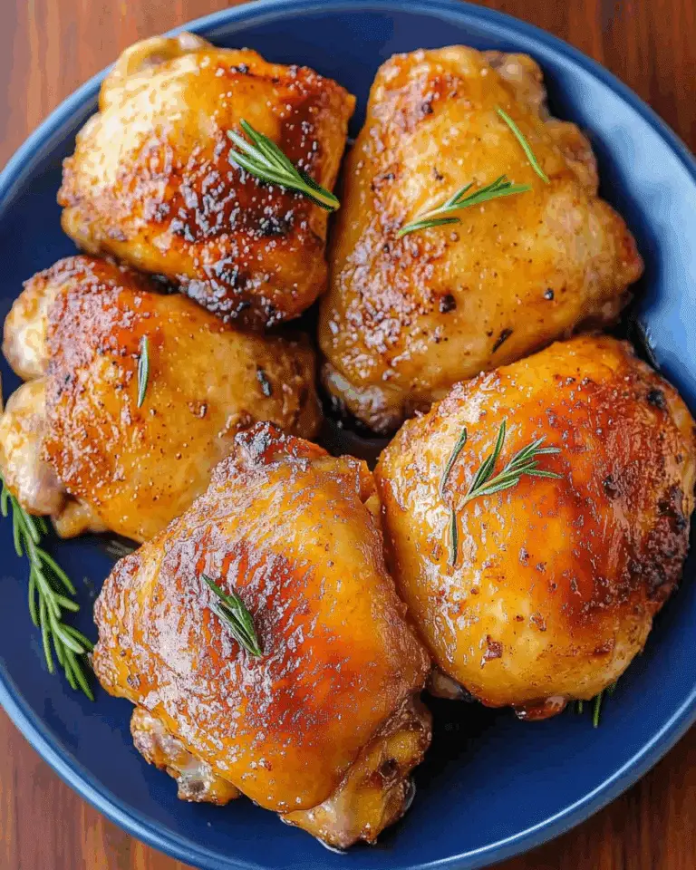 Honey Mustard Chicken Thighs