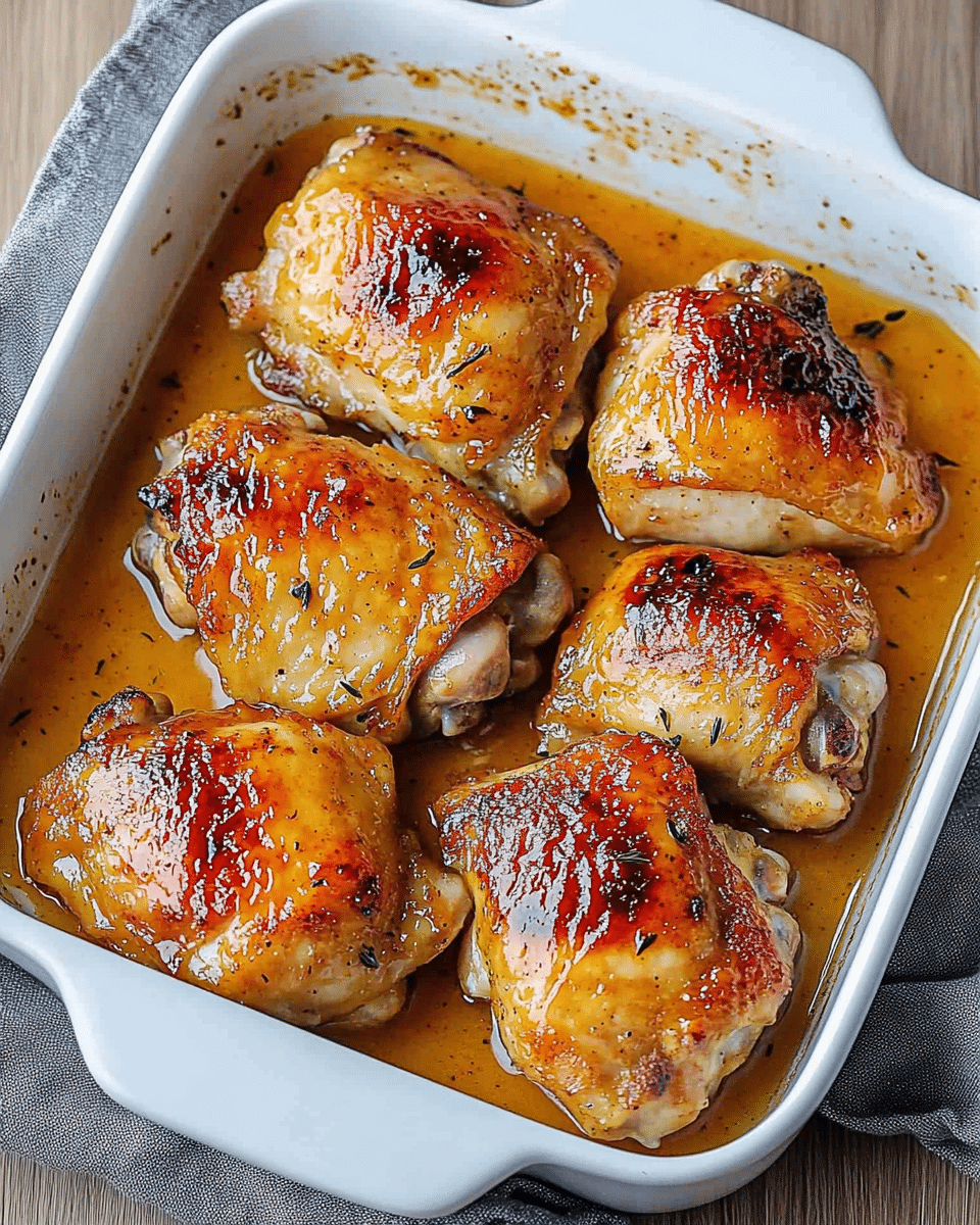 Honey Mustard Chicken Thighs