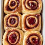 Jam Donut Cinnamon Rolls