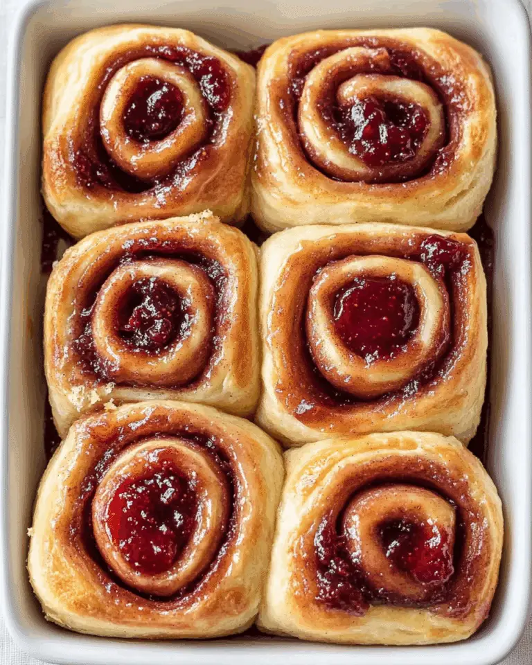 Jam Donut Cinnamon Rolls