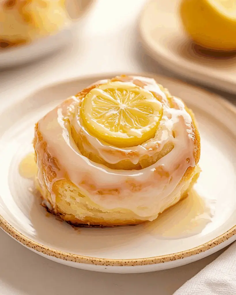 Lemon Sweet Rolls