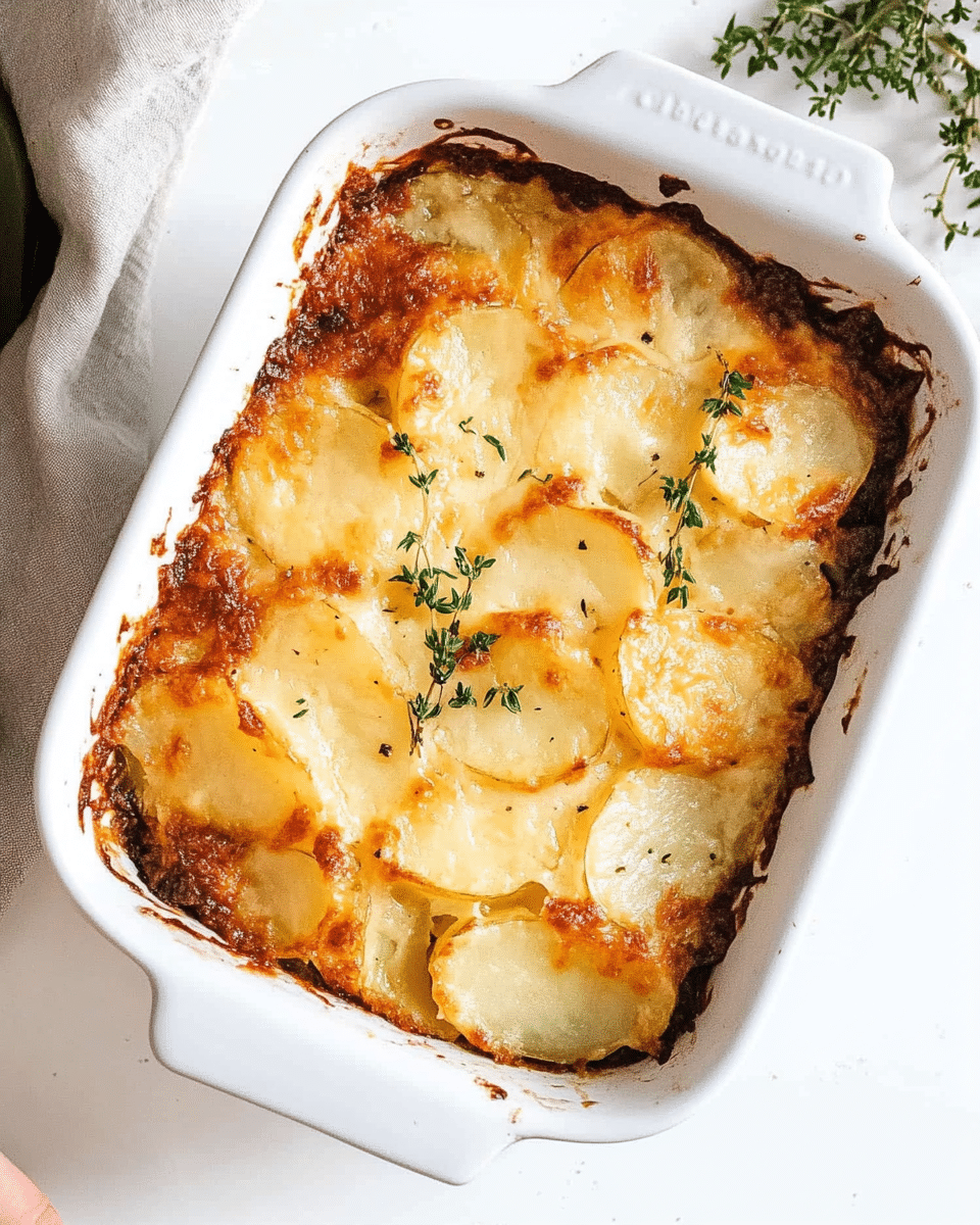 Lightened Scalloped Potatoes