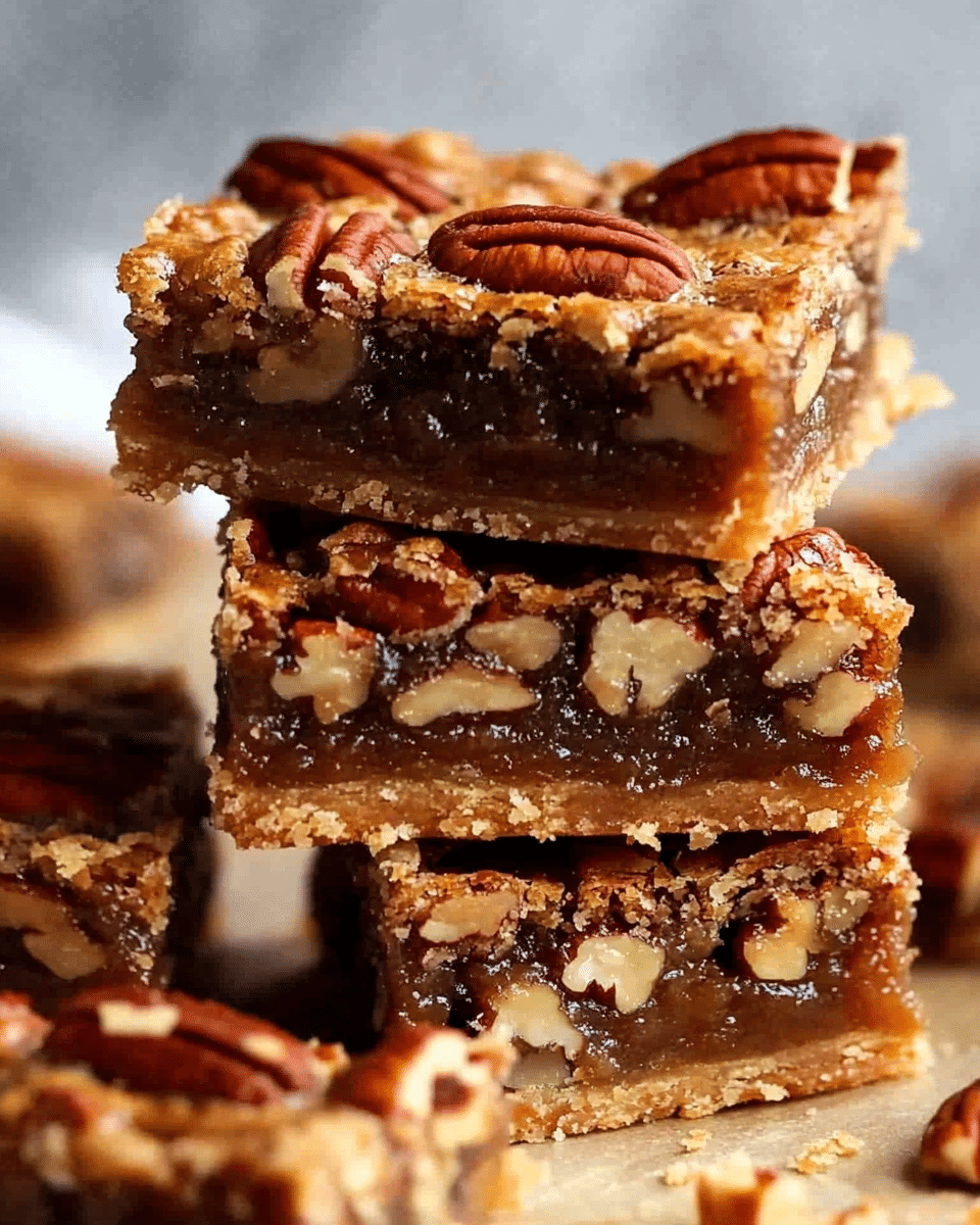Maple Pecan Pie Bars