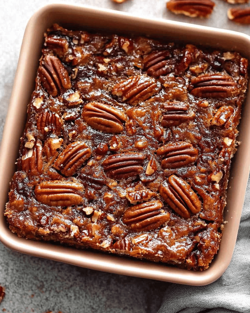 Maple Pecan Pie Bars