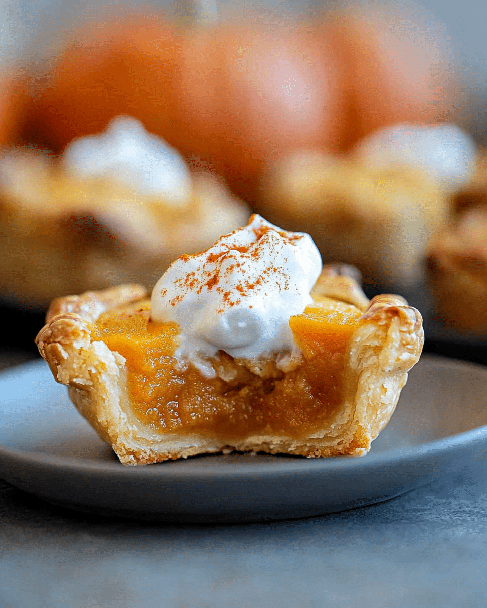 Mini Crescent Pumpkin Pies