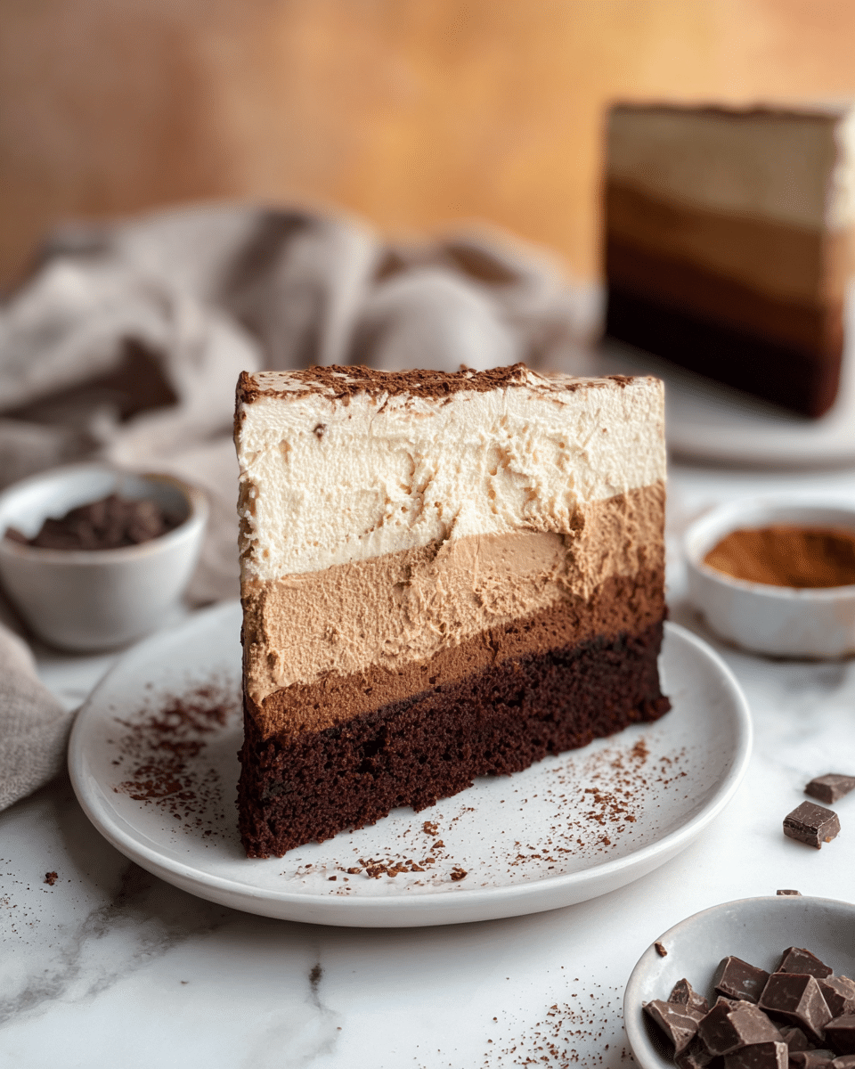 Mocha Mousse Cake