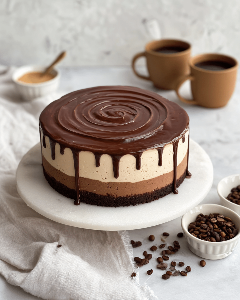 Mocha Mousse Cake