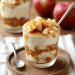 No Bake Caramel Apple Cheesecake