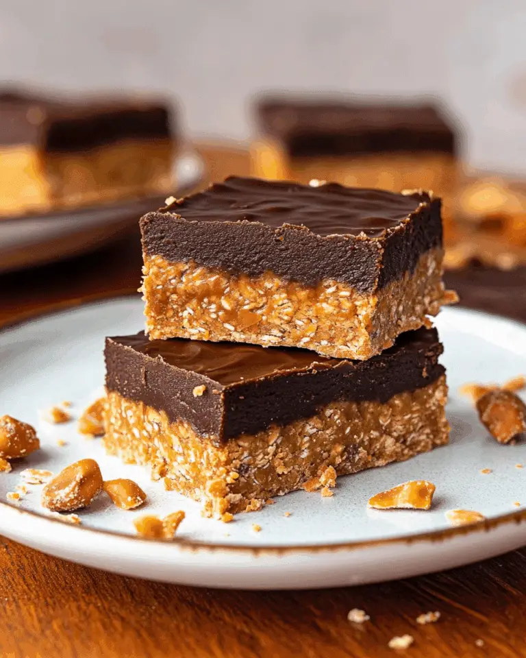 No-Bake Peanut Butter Bars