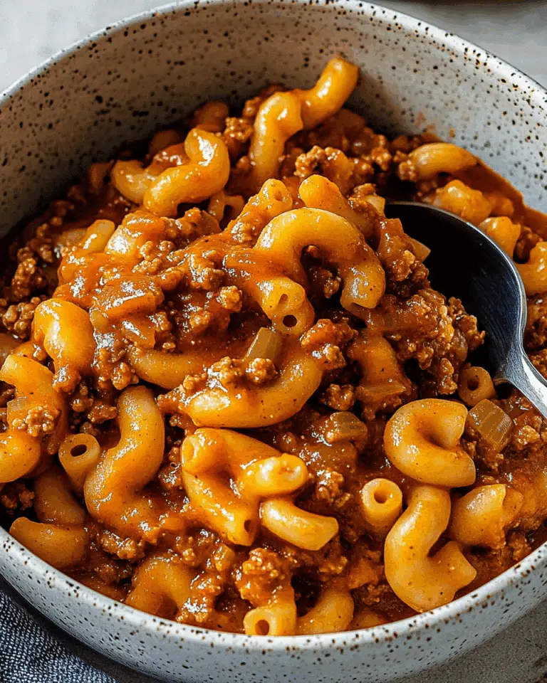 One-Pot Vegan Hamburger Helper