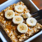 Peanut Butter Banana Baked Oatmeal