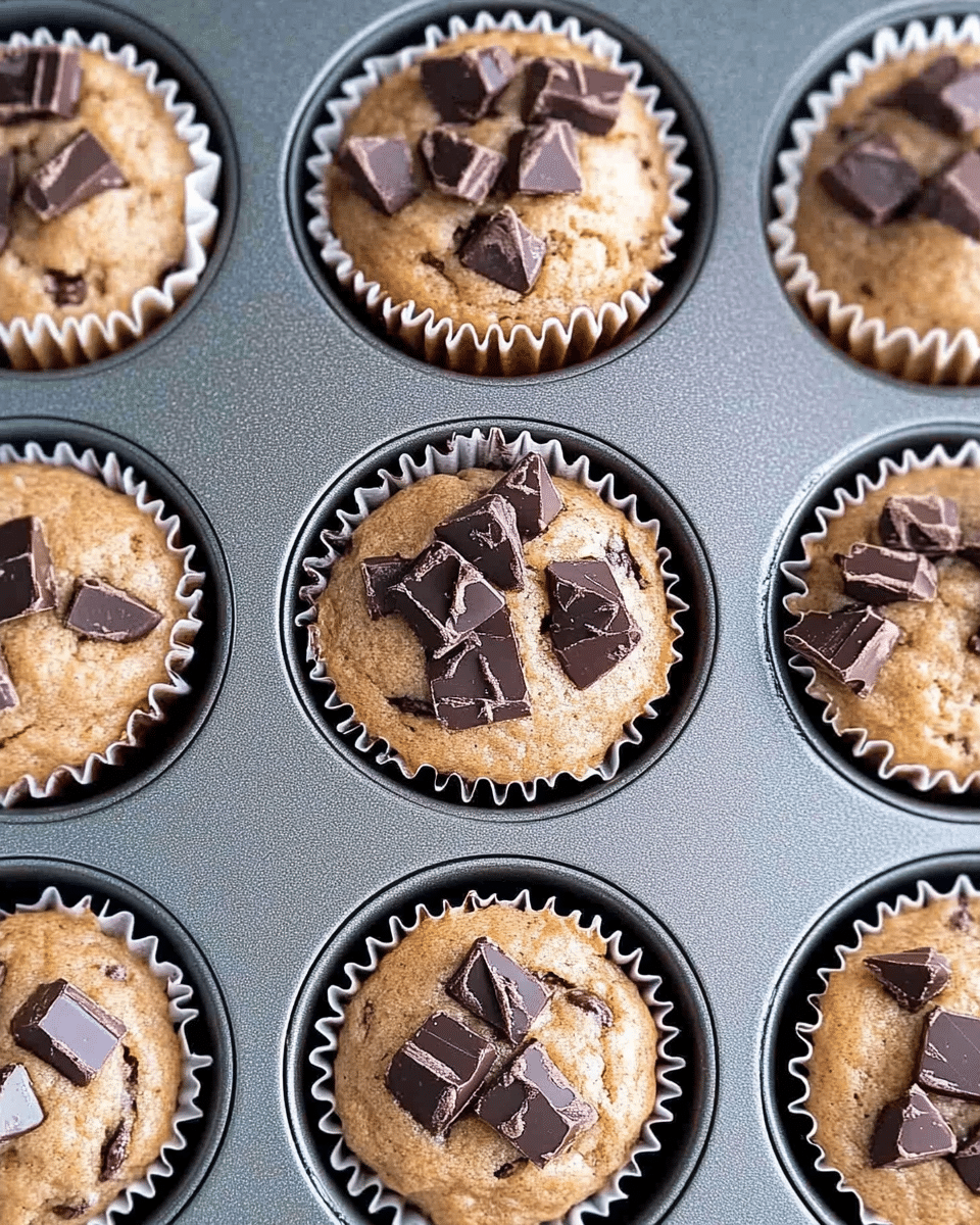Peanut Butter Banana Protein Muffins