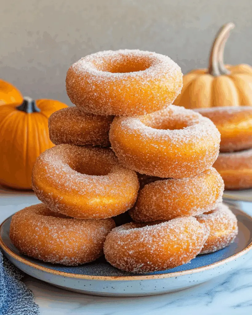 Pumpkin Doughnuts