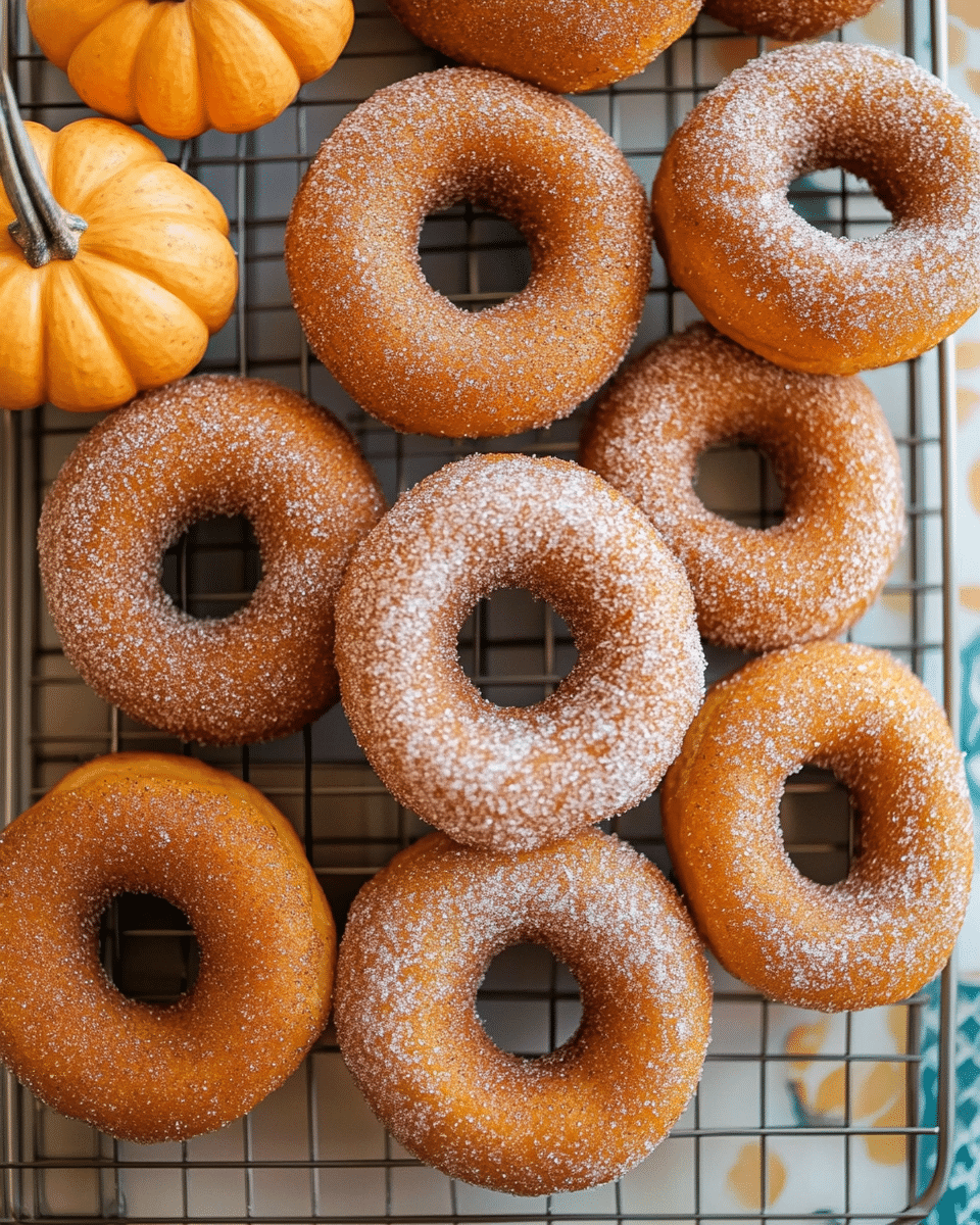 Pumpkin Doughnuts