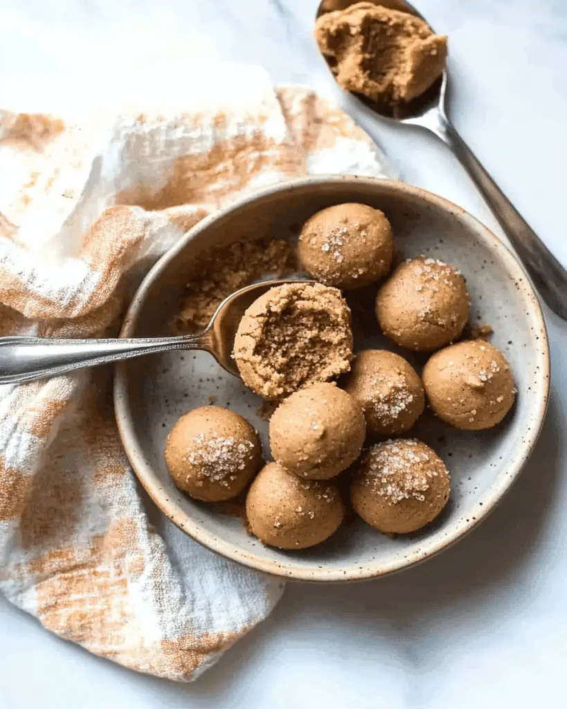 Pumpkin Spice Cookie Dough Bites