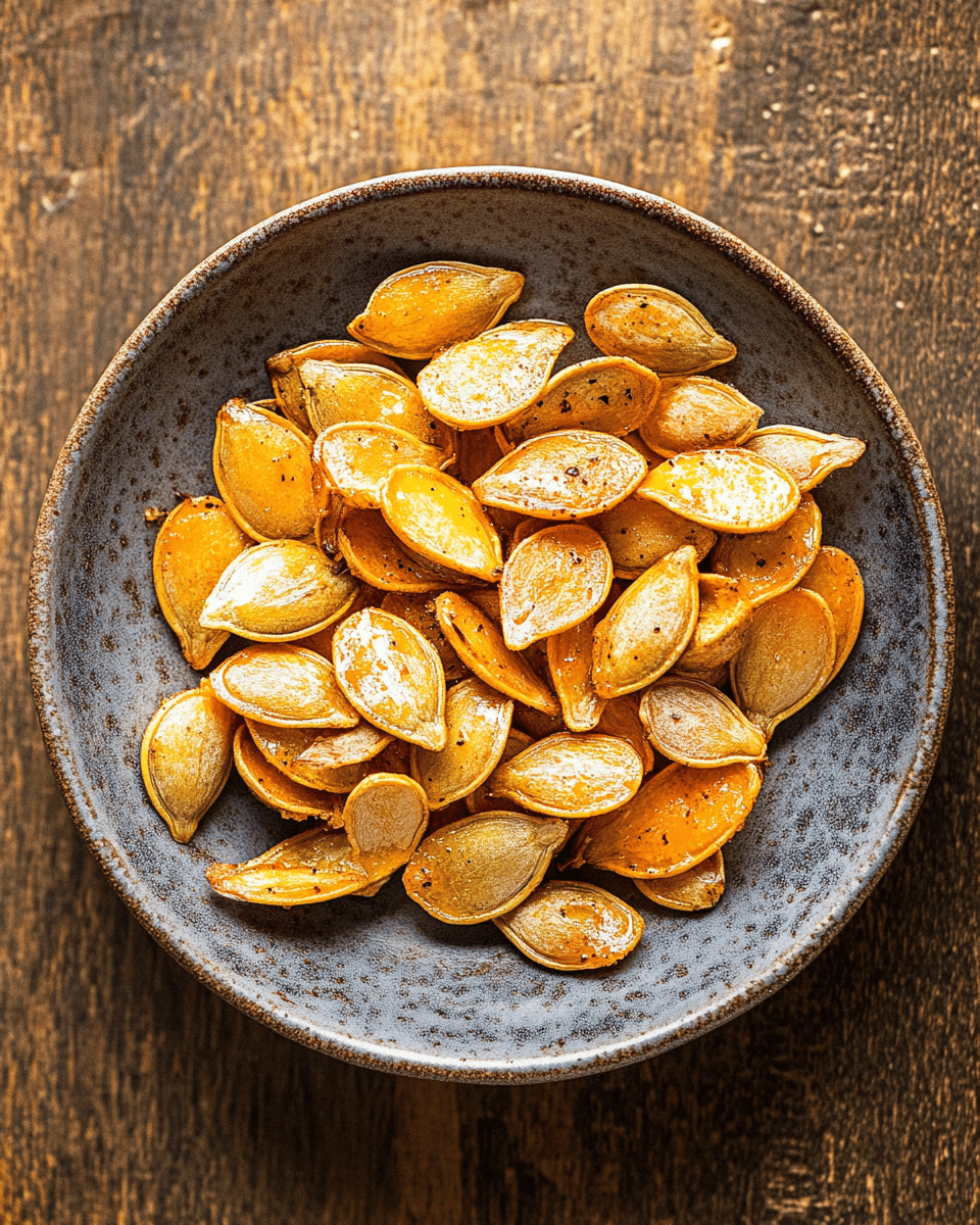Roasted Butternut Squash Seeds