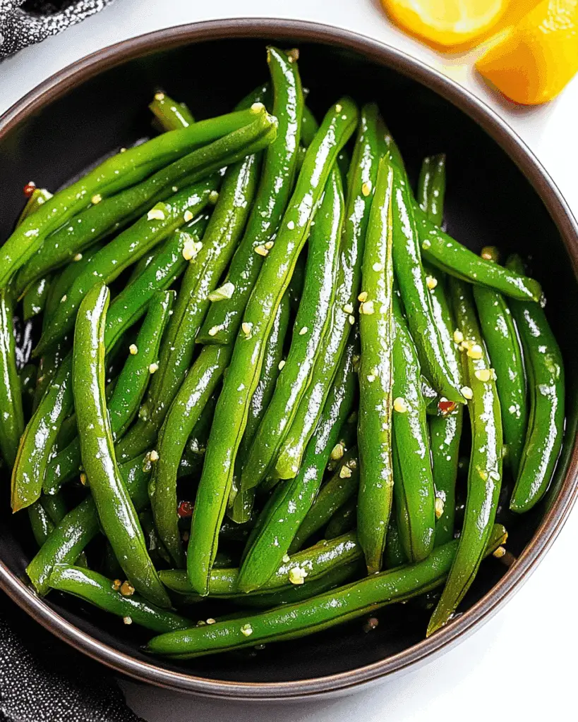 Sautéed Green Beans