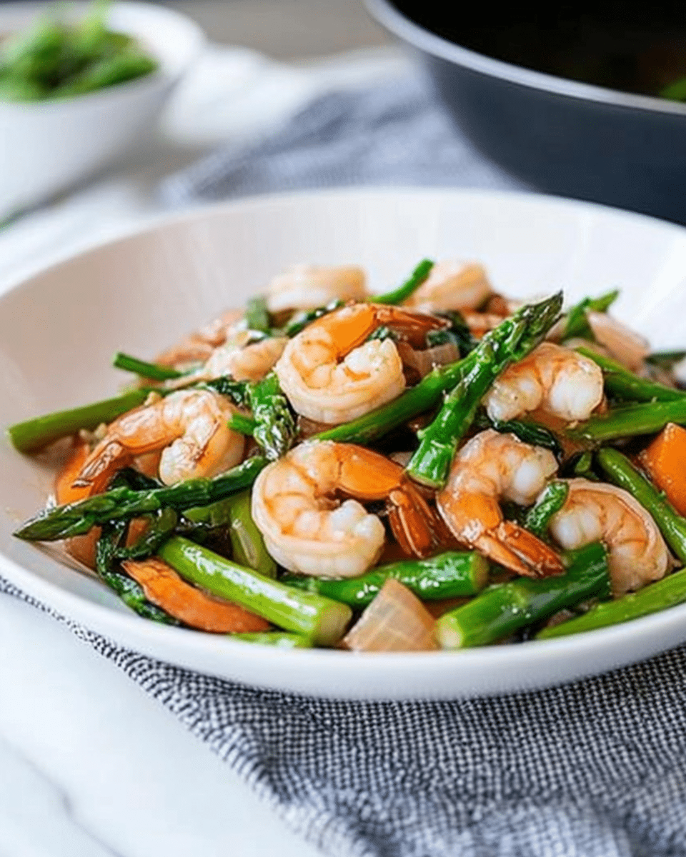 Shrimp and Asparagus Stir-Fry