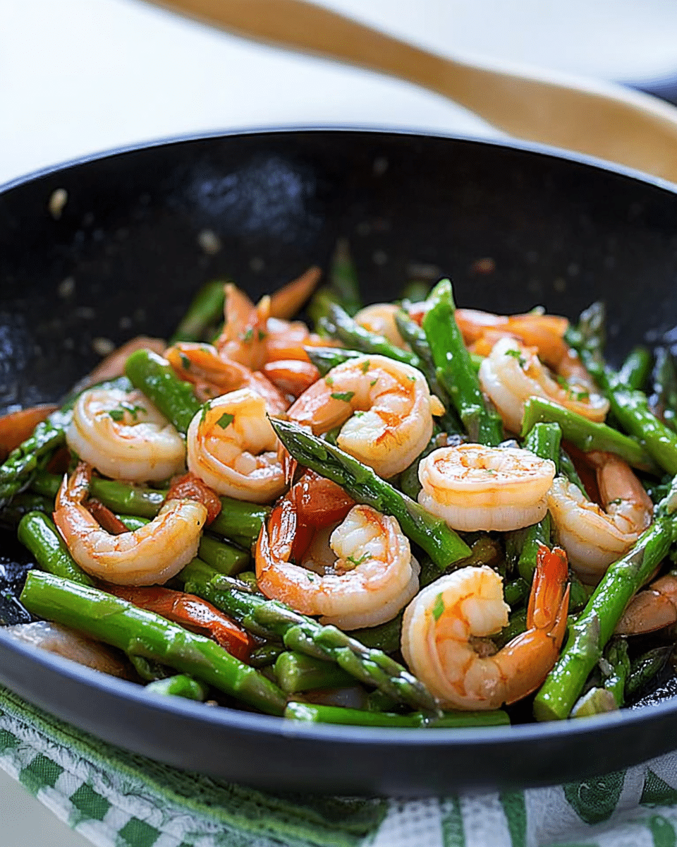 Shrimp and Asparagus Stir-Fry