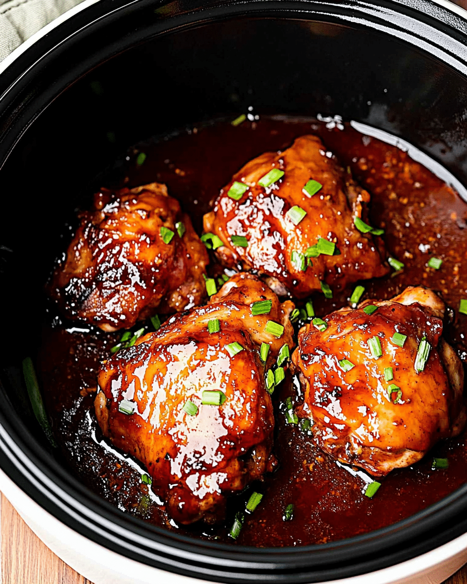 Slow Cooker Chicken Thighs
