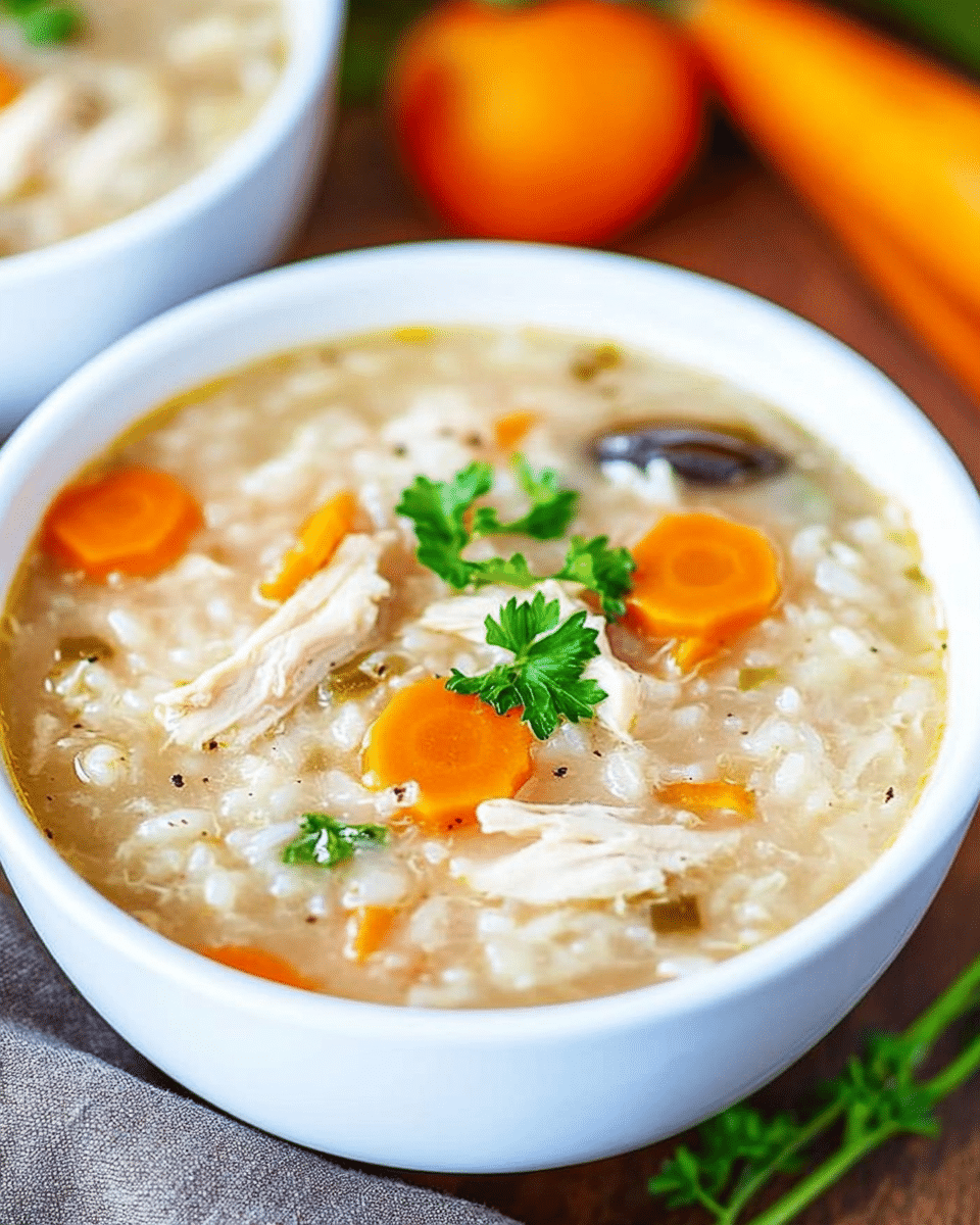 Slow Cooker Chicken and Rice Soup