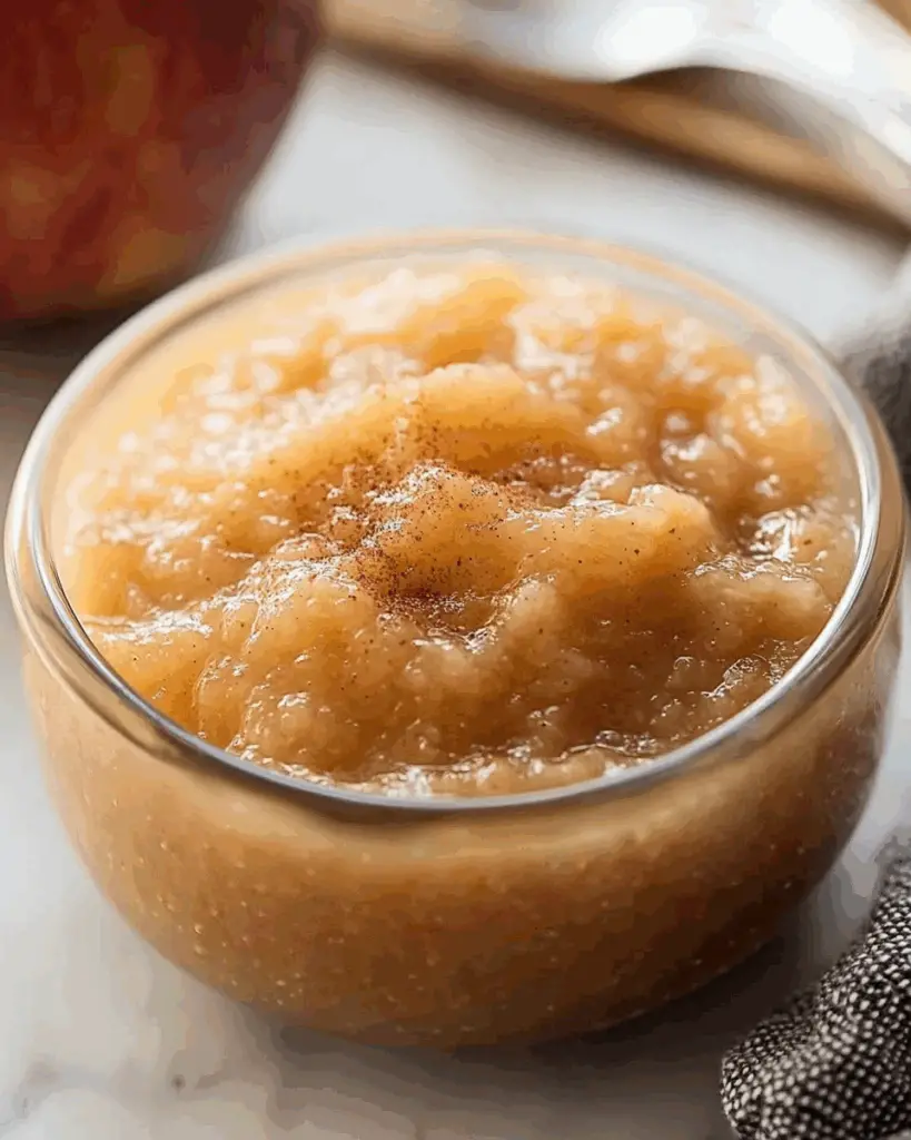 Slow Cooker Spiced Apple Sauce