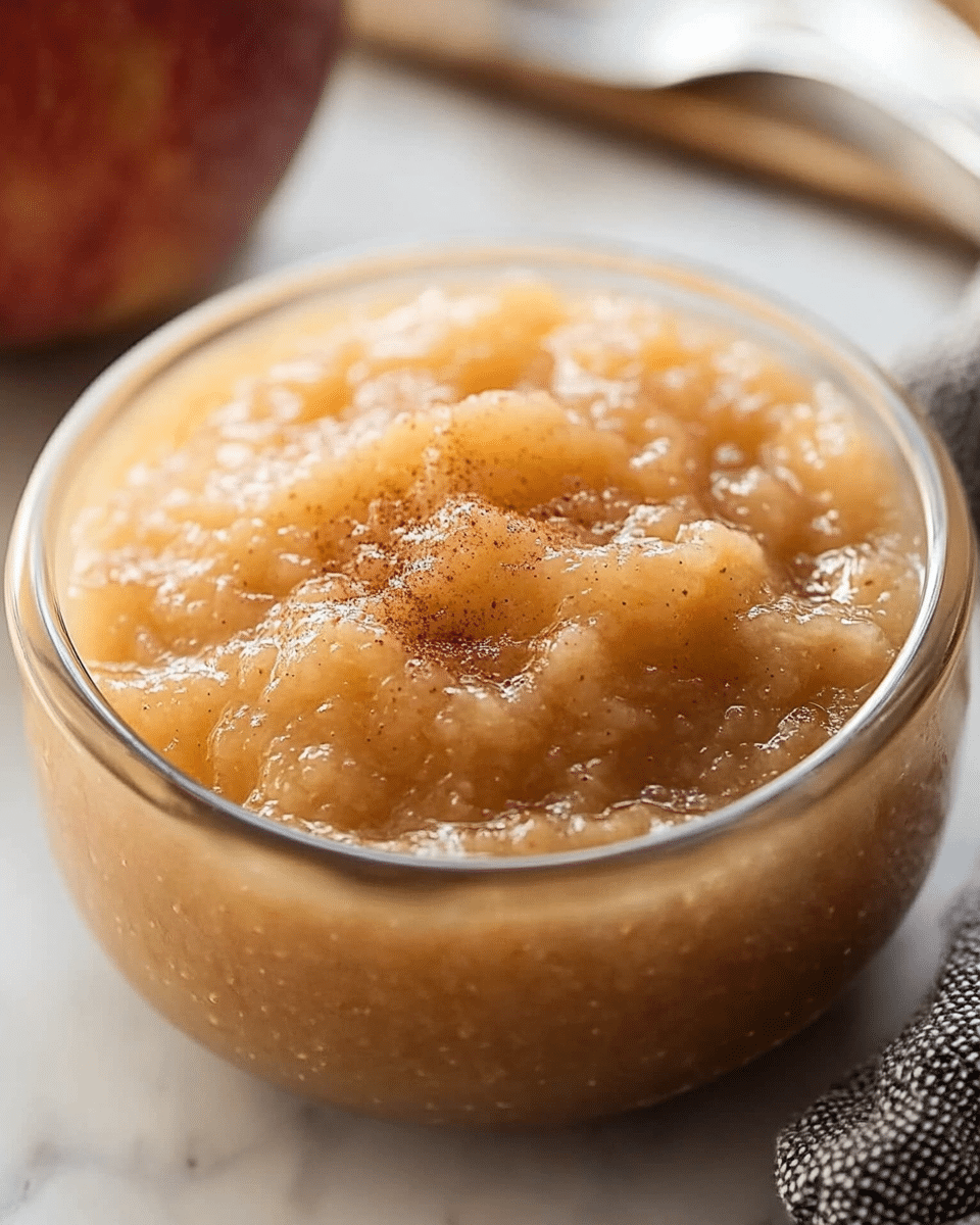 Slow Cooker Spiced Apple Sauce