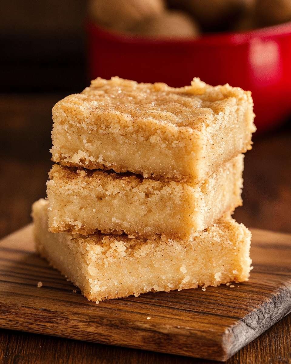 Snickerdoodle Cookie Bars