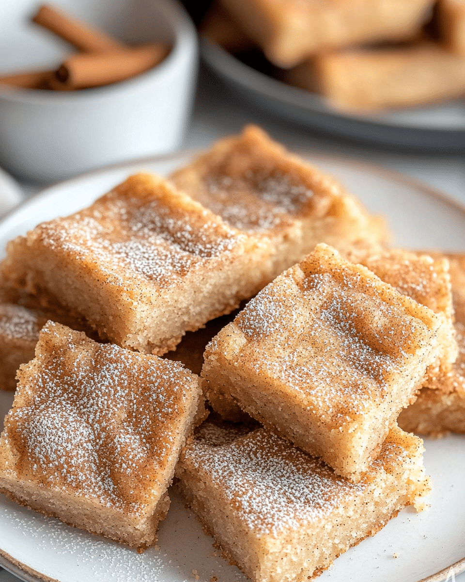 Snickerdoodle Cookie Bars