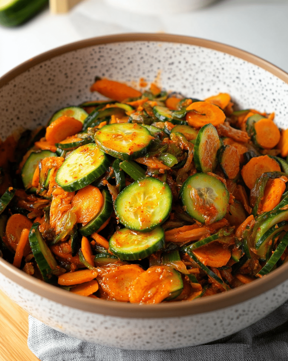 Spicy Cucumber Kimchi