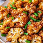 Spicy Maple Roasted Cauliflower