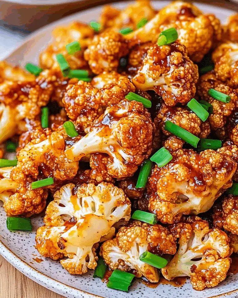 Spicy Maple Roasted Cauliflower