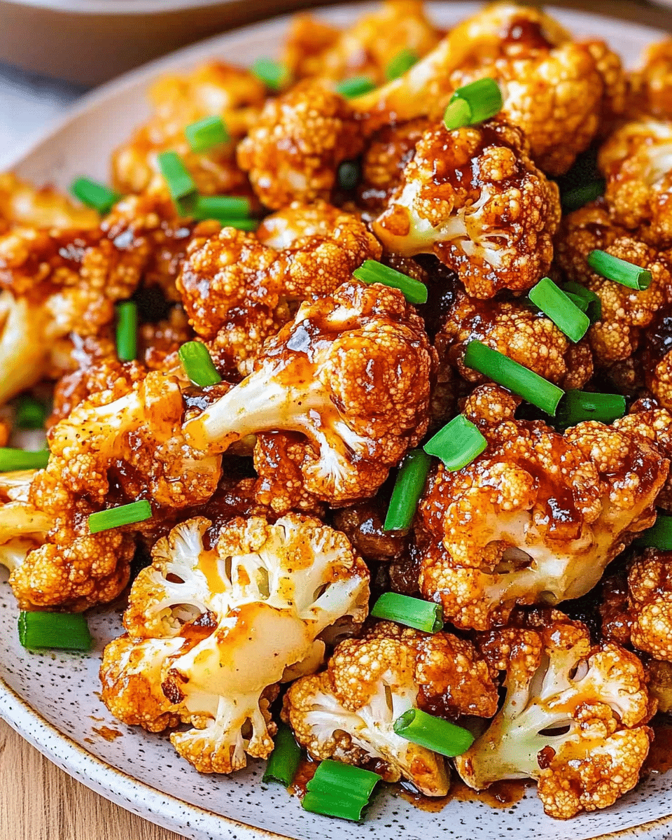 Spicy Maple Roasted Cauliflower