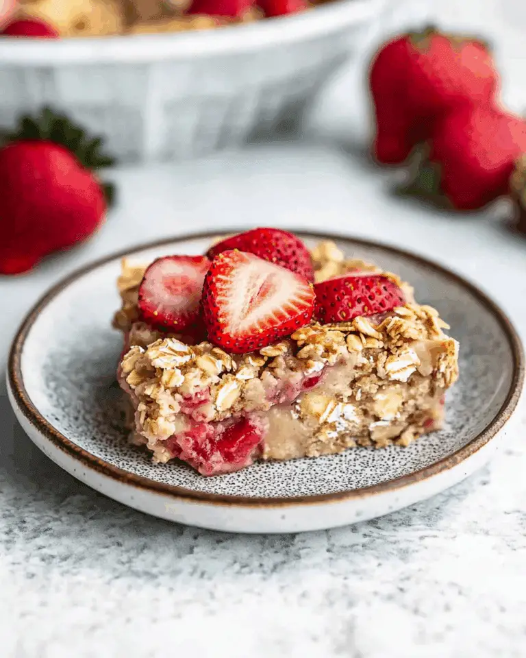 Strawberry Baked Oatmeal