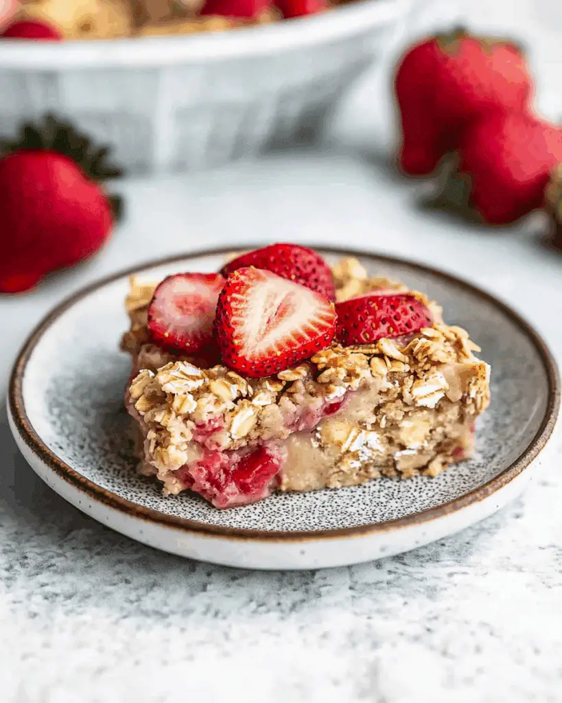 Strawberry Baked Oatmeal