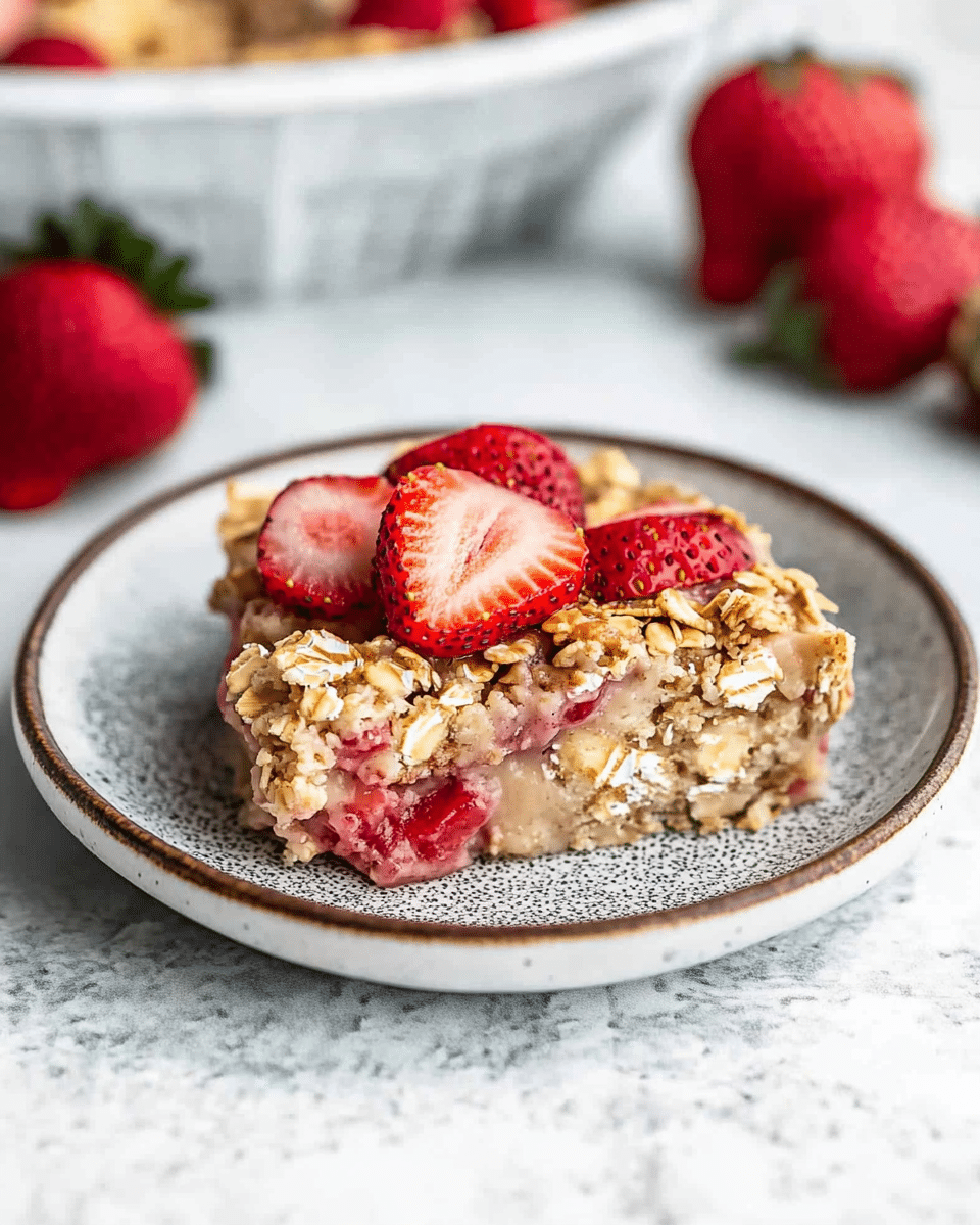 Strawberry Baked Oatmeal