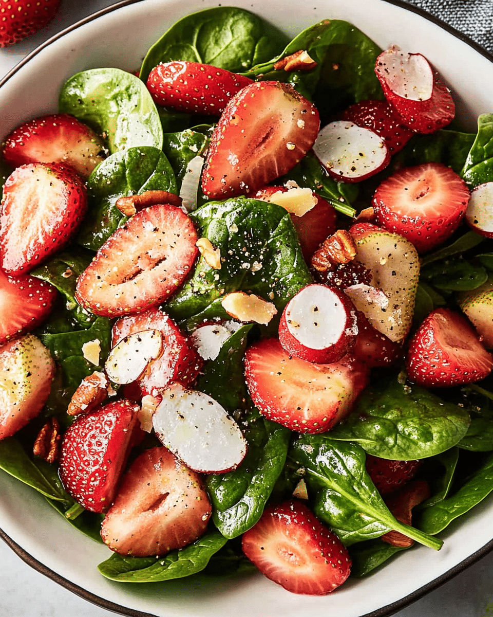 Strawberry Spinach Salad