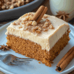Sweet Potato Cake with Cinnamon Cream Cheese Frosting