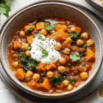 Sweet Potato Stew With Chickpeas & Hardy Greens