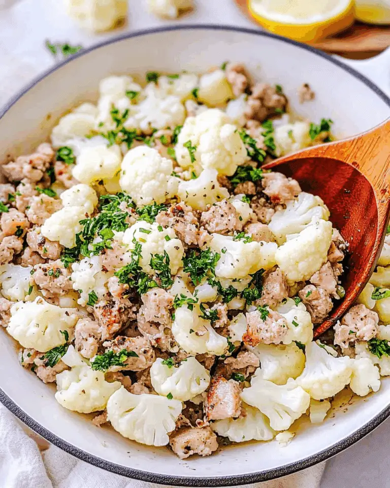 Turkey and Cauliflower Skillet