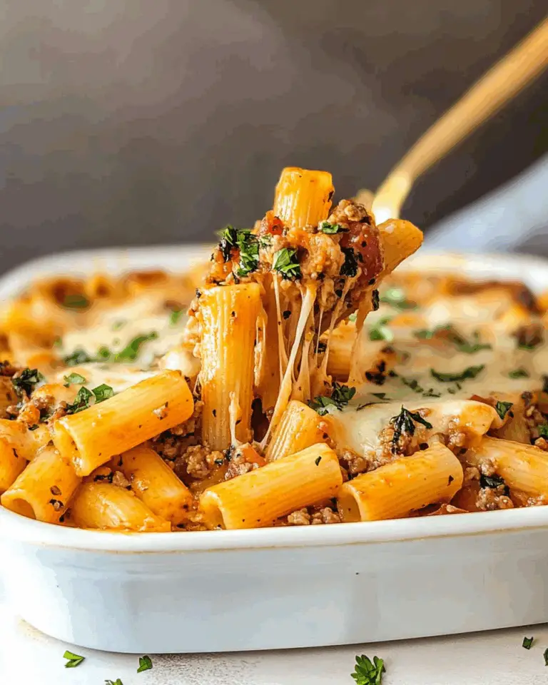 Tuscan Baked Rigatoni